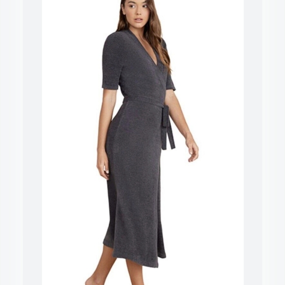 Barefoot Dreams Charcoal Robe - Picture 2 of 6